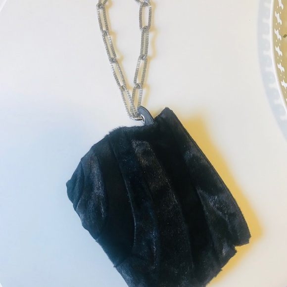 MCM | RARE Brand New Midnight Clutch w Silver - Picture 3 of 6